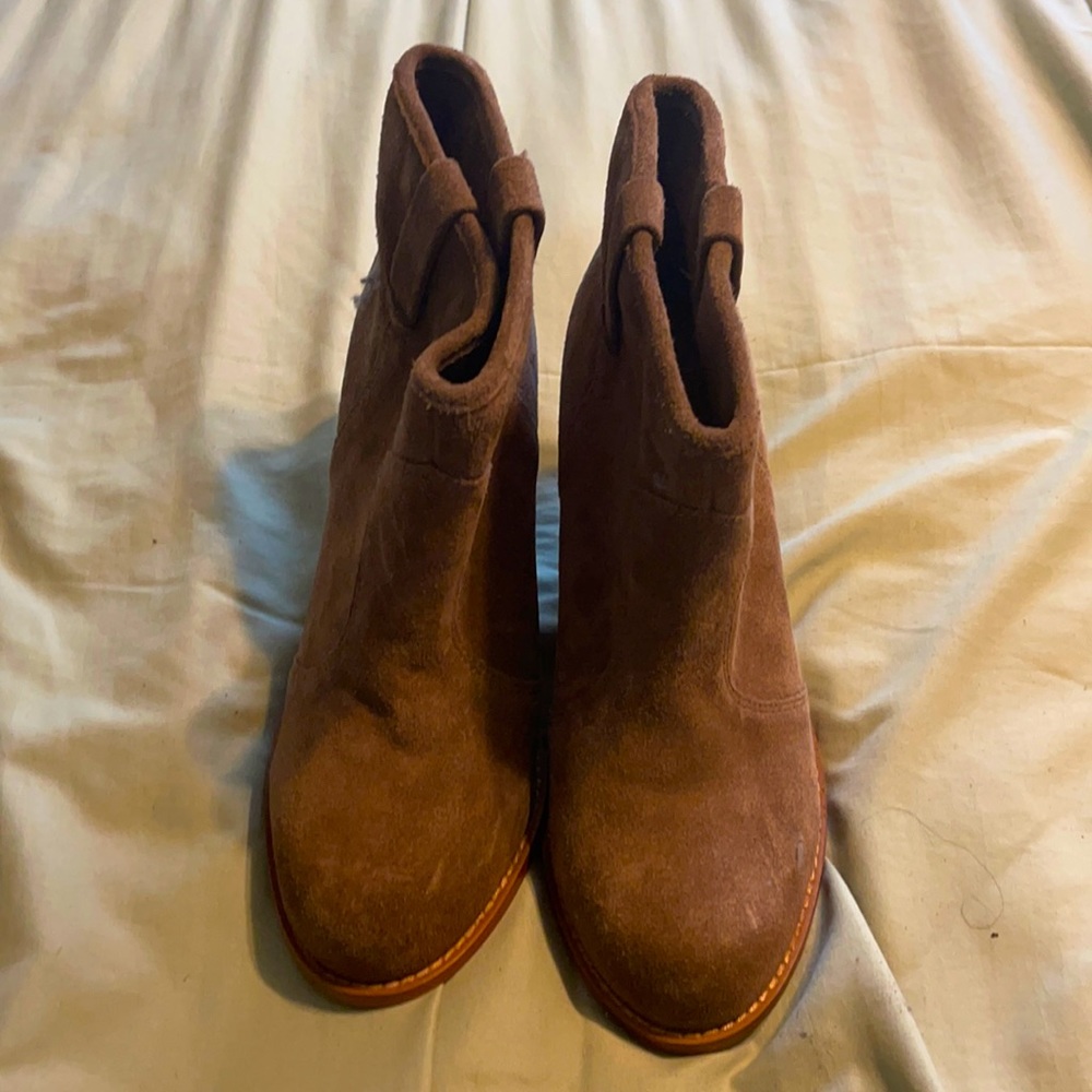 Splendid brown suede boots size 10